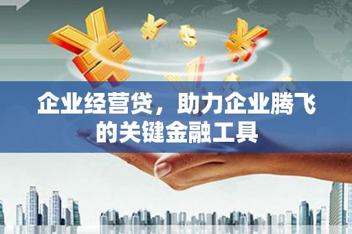 广阳企业经营贷，助力企业腾飞的关键金融工具