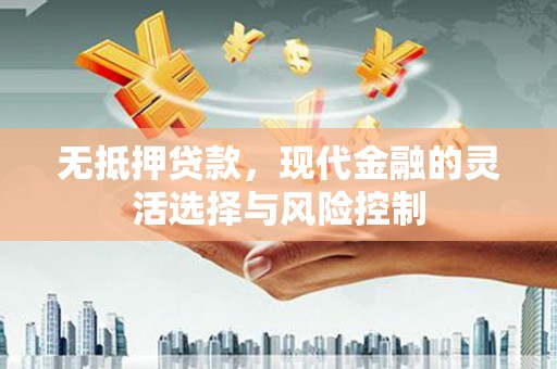 广阳无抵押贷款，现代金融的灵活选择与风险控制