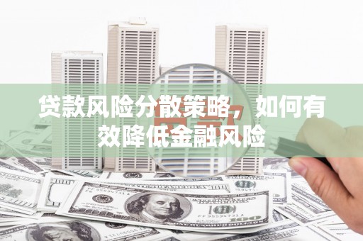 广阳贷款风险分散策略，如何有效降低金融风险