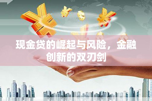 广阳现金贷的崛起与风险，金融创新的双刃剑
