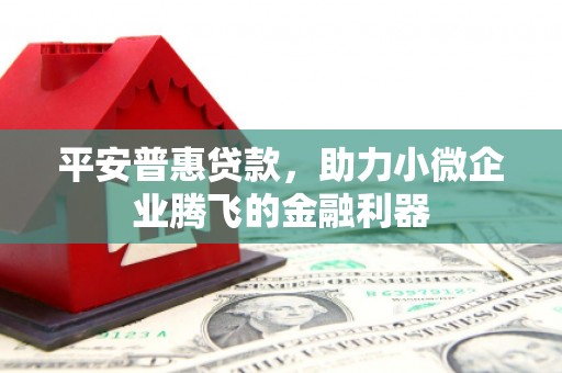 广阳平安普惠贷款，助力小微企业腾飞的金融利器