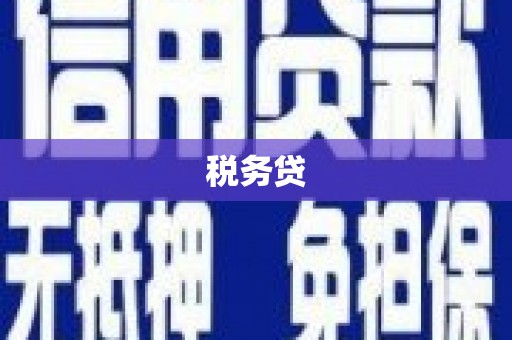 广阳税务贷