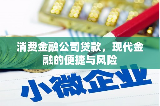 广阳消费金融公司贷款，现代金融的便捷与风险
