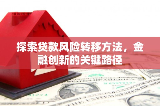 广阳探索贷款风险转移方法，金融创新的关键路径