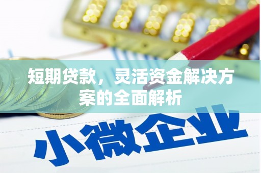 广阳短期贷款，灵活资金解决方案的全面解析