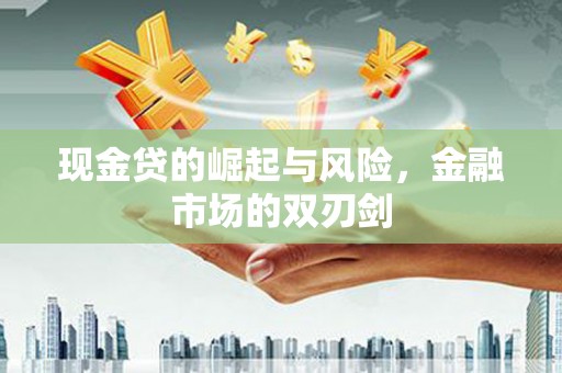 广阳现金贷的崛起与风险，金融市场的双刃剑