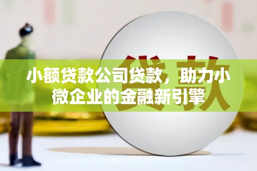 广阳小额贷款公司贷款，助力小微企业的金融新引擎