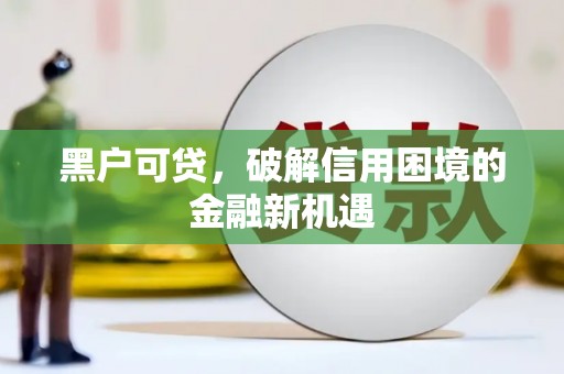 广阳黑户可贷，破解信用困境的金融新机遇