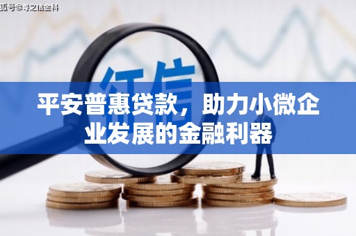 广阳平安普惠贷款，助力小微企业发展的金融利器