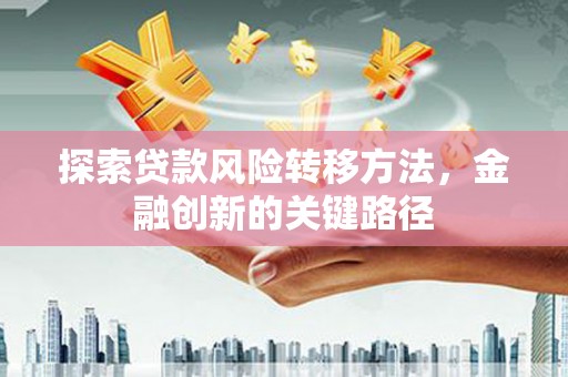 广阳探索贷款风险转移方法，金融创新的关键路径