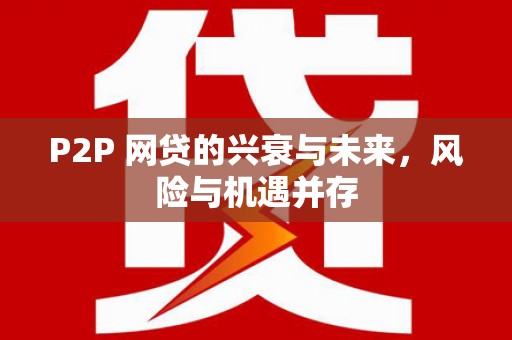 广阳P2P 网贷的兴衰与未来，风险与机遇并存