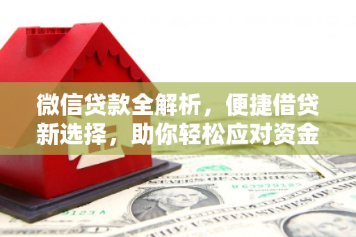 广阳微信贷款全解析，便捷借贷新选择，助你轻松应对资金需求